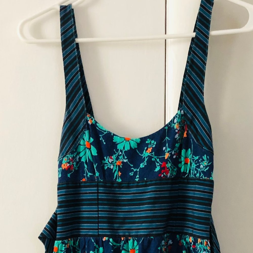Free People Blue Floral Dress 6